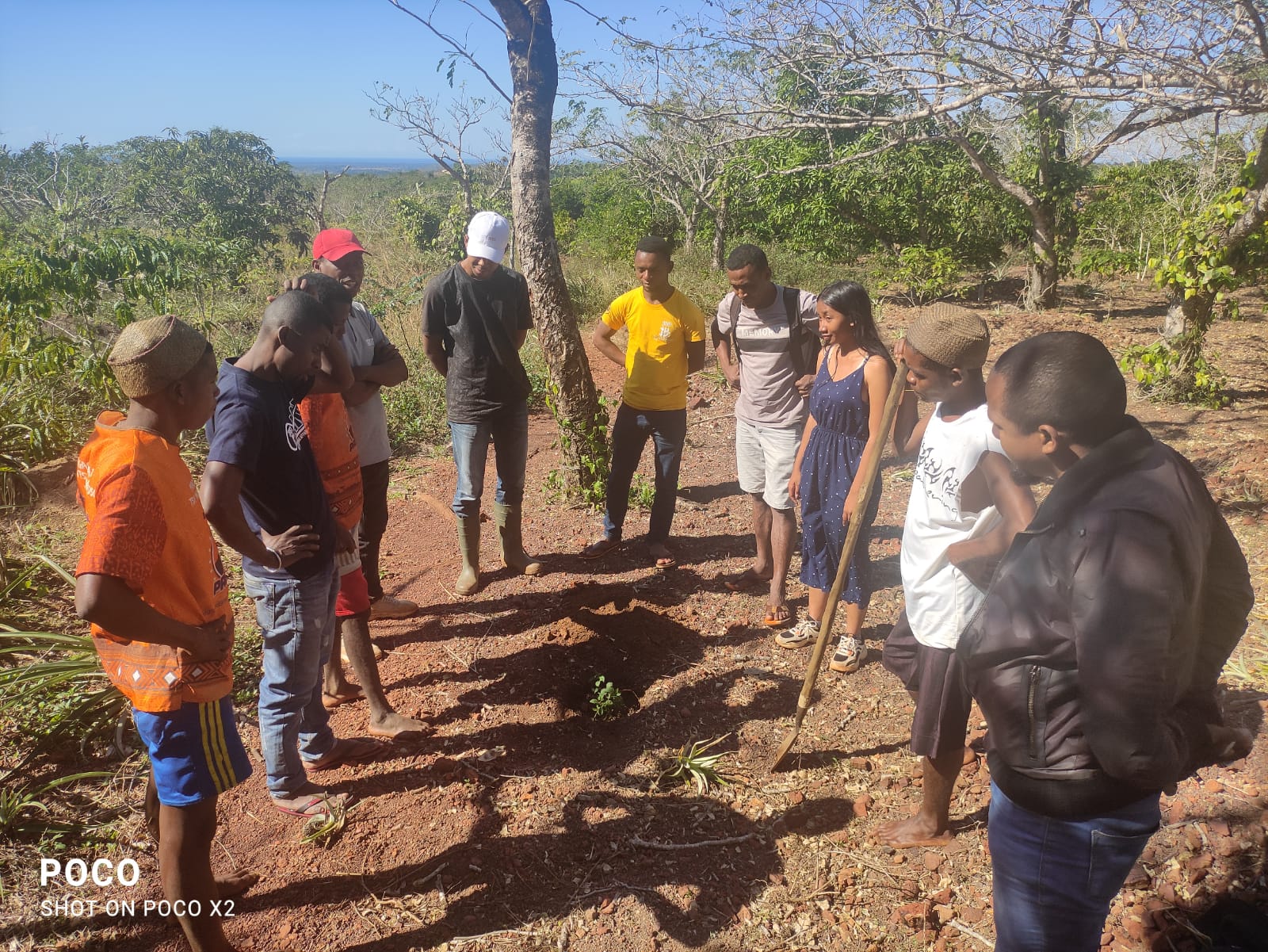 Training of trainers in climate-smart agricultural techniques