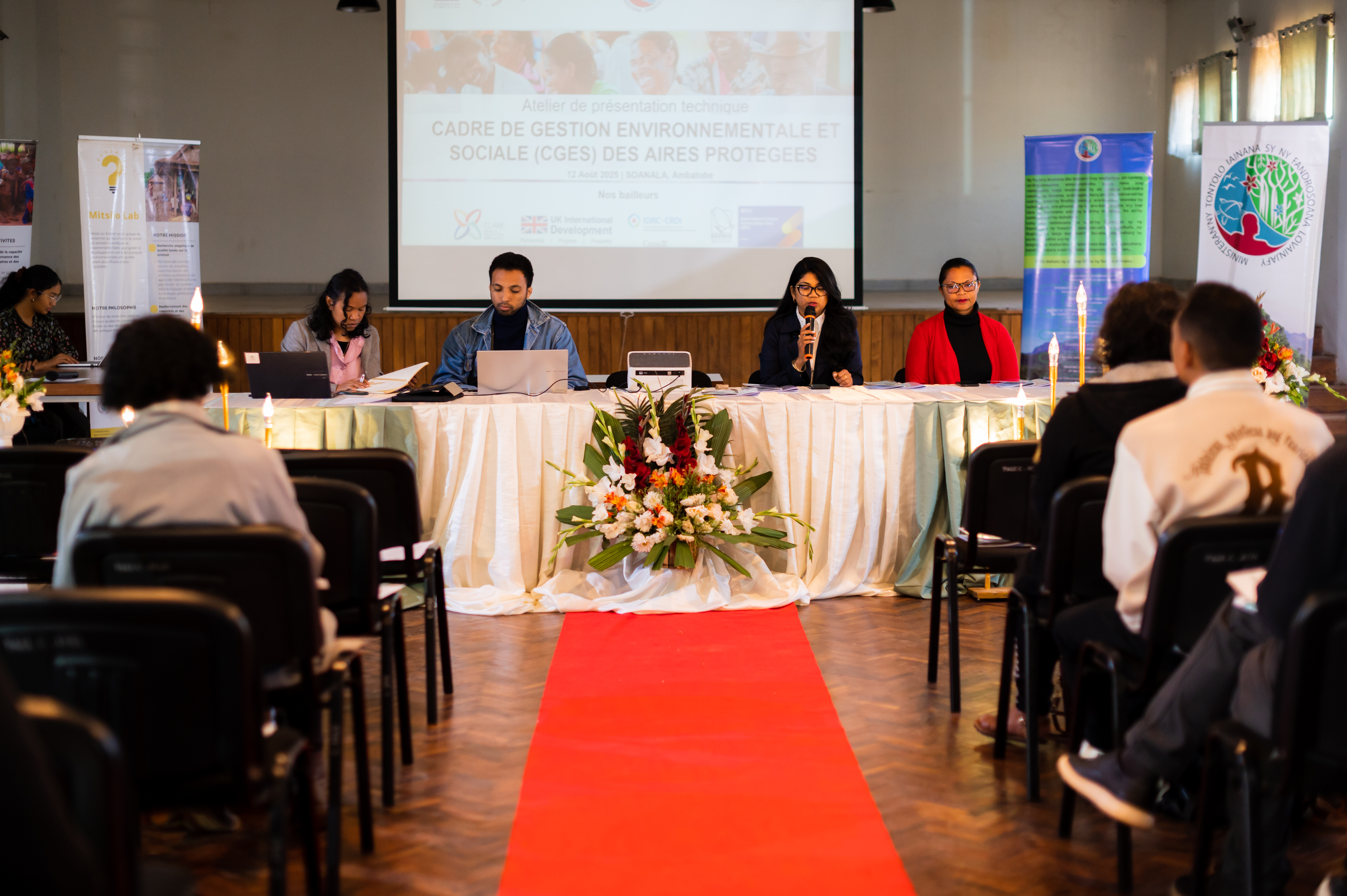 Official opening and words of welcome before the series of presentations on the reform of the Environmental and Social Management Framework (CGES) for Protected Areas